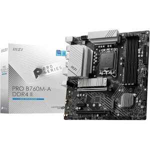 MSI�}�U�[�{�[�h PRO B760M-A DDR4 II ��14/13/12����Intel CPU(LGA1700) �y��������PC�ŉ��K�Q�[���z [B760 ����] MB6318