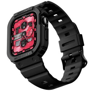 amBand Apple Watch�o���h 44mm 42mm �o���p�[�P�[�X�t�� ���ȃ����Y�o���h Apple Watch SE iWatch Series 7 6 5 4 3 2 1�p �X�|�[�c�~���^���[�ی�P�[�X �v���e�N�^�[ �����h�~ �ϏՌ�