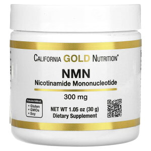 California Gold Nutrition, NMN�i�j�R�`���A�~�h���m�k�N���I�`�h�j�p�E�_�[�A30g�i1.06�I���X�j