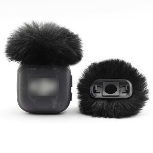 DJI Mic 3�p�E�B���h�X�N���[�� 2�p�b�N (�u���b�N)