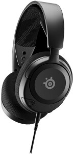 SteelSeries �Q�[�~���O�w�b�h�z�� Arctis Nova 1 �L�� ���^ PC PS5 PS4 Switch �Ή� �o�����}�C�N �m�C�Y�L�����Z�����O ��ԃI�[�f�B�I Hi-Fi�T�E���h �����\ (�u���b�N) (�ʏ��)