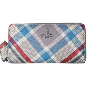 Vivienne Westwood ���B���B�A���E�G�X�g�E�b�h ���E���h�W�b�v���z SAFFIANO PRINT 51050023U-L0057-PF O101 MADRAS CHECK