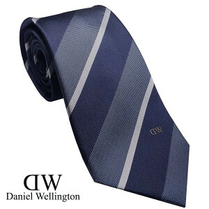 Daniel Wellington �_�j�G���E�F�����g�� �����Y�l�N�^�C �l�C�r�[�u���[�n �X�g���C�v �����|�C���g���S DW02500002-264346 NAVY GRAY