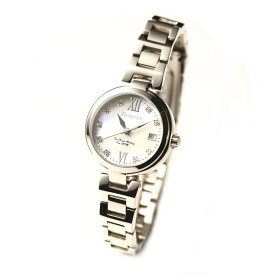 フォーエバー レディス腕時計 Forever ホワイトシェル文字盤 シルバーカラー FL1201-1 ギフト プレゼント ペア時計