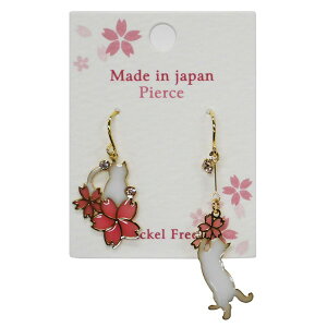 Japanese Accessories �s�A�X Pierce Nickel Free �s���Nx�S�[���h �� �L���b�g���`�[�t made in Japan pierce-p20 �l�R�|�X�֑Ή��i