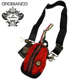 OROBIANCO オロビアンコ ショルダーバッグ レッド系 GRAFFIO MINI-G OR168 ARANCIO-02 ギフト プレゼント