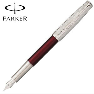 パーカー PARKER 万年筆 ソネット プレミアム メタル&レッドCT ペン先:F(細字) ギフト プレゼント 贈答品 記念品 就職祝い 父の日