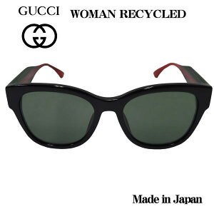 Ob` TOX fBX GUCCI Sunglass ubN O[ OC WOMAN RECYCLED GG1866SK-001-56 2025SS