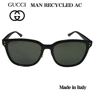 Ob` TOX Y GUCCI Sunglass ubN OC MAN RECYCLED AC GG1896SK-001-57 2025SS