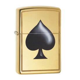 ジポー ZIPPO COMPLETE LINE COLLECTION Black Spade ハイポリッシュブラス 29094 正規代理店品 レギュラータイプ