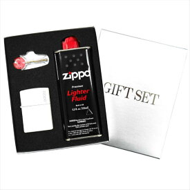 ジッポー ZIPPO オイルライター ギフトBOXセット レギュラーサイズ マットカラーシリーズ ホワイトマット 214ZL ギフト プレゼント 誕生日 記念品