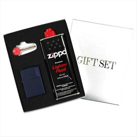 ジッポー ZIPPO オイルライター ギフトBOXセット レギュラーサイズ マットカラーシリーズ ネイビーマット 239ZL ギフト プレゼント 誕生日 記念品