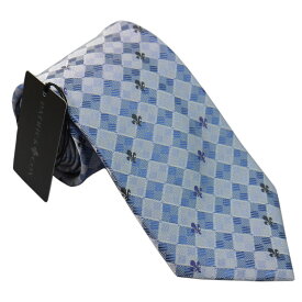 パトリック コックス 紳士ブランドネクタイ PATRICK COX necktie 剣先8,5cm シルク100％ ブルー系 pc016-91004 ギフト プレゼント 贈答品