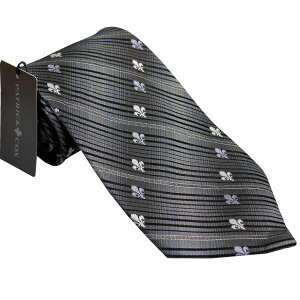 pgbN RbNX amuhlN^C PATRICK COX necktie 9,5cm M[^Cv pc008-gray Mtg v[g i