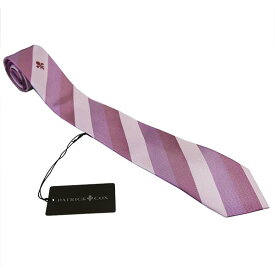 パトリック コックス 紳士ブランドネクタイ ピンク PATRICK COX necktie 剣先7,5cm スリムタイプ pc015-399034 ギフト プレゼント 贈答品