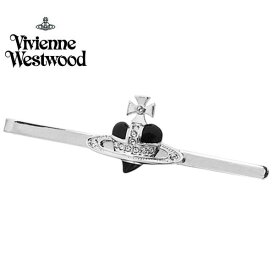 Vivienne Westwood ヴィヴィアン・ウエストウッド タイバー ネクタイピン DIAMANTE HEART シルバーブラック 65050033-02p419 ギフト プレゼント