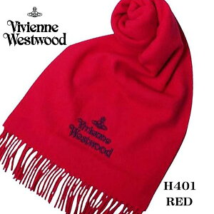 Vivienne Westwood ���B���B�A���E�E�G�X�g�E�b�h �}�t���[ MUFFLER ���b�h ���S�h�J ���n�^�C�v �E�[��100�� �C�^���[�� 2025AW 81030007-W00Q7-AAB-H401