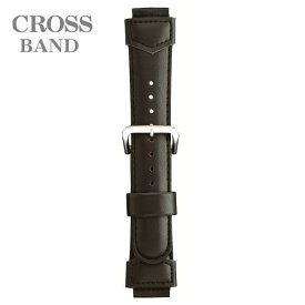 時計ベルト 時計バンド メンズ 交換用 調整 クロスバンド 黒 時計際幅 16mm 美錠幅 20mm ネコポス便対応品