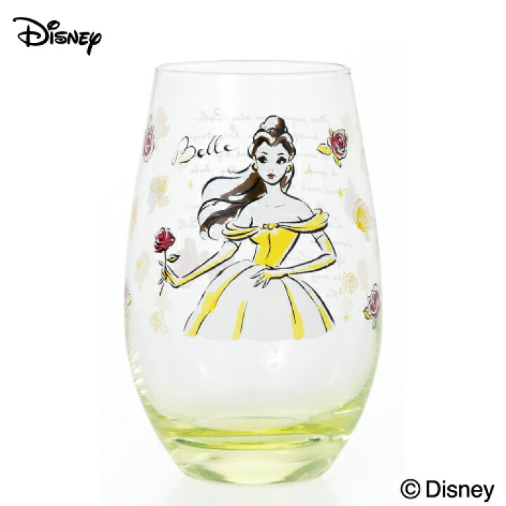 楽天市場 アウトレット 包装不可 美女と野獣 ベル コップ グッズ プリンセス カラータンブラー Disney お姫様 ディズニー キャラクター 可愛い かわいい タンブラー コップ グラス ガラス食器 石塚硝子 アデリア Disneyzone 誕生日プレゼント ガラス
