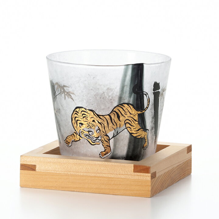 楽天市場】桝付き 日本酒 グラス ギフト 【竹虎酒グラス】 盃 和モダン  