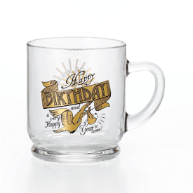 【メッセージグラス ギフト グラスマグ 】 メッセージグラス マグ 誕生日 ギフト グラス タンブラー ガラス食器 石塚硝子 アデリア