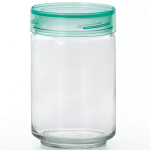 日本製 保存容器 ガラス 大容量 1L 【 Clear Color Cap ボトル 1000 】 シンプル キャニスター ボトル型 冷蔵庫 分解洗浄 保存瓶 瓶 ビン ガラス容器 ガラス製保存容器 ガラス保存容器 保存びん 食品