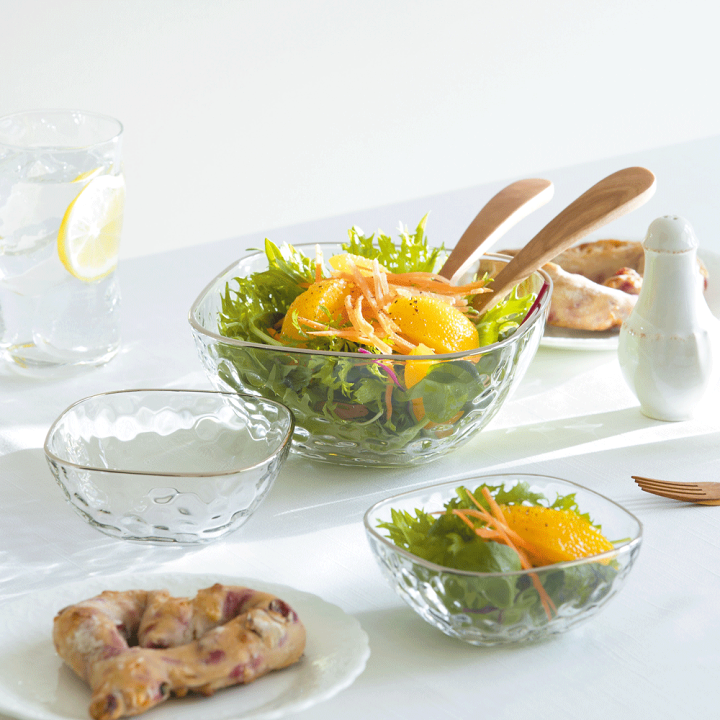 楽天市場】ガラス ボウル セット 【 SERENITY セレニティ シェアセット