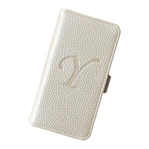 AQUOS Sense lite basic ケース 手帳型 SH-01K SHV40 SH-M05 702SH アクオス センス 贈り物 軽い 刻印 プレゼント 記念 「 エンボス 型押し イニシャル 」SANADesign サナデザイン