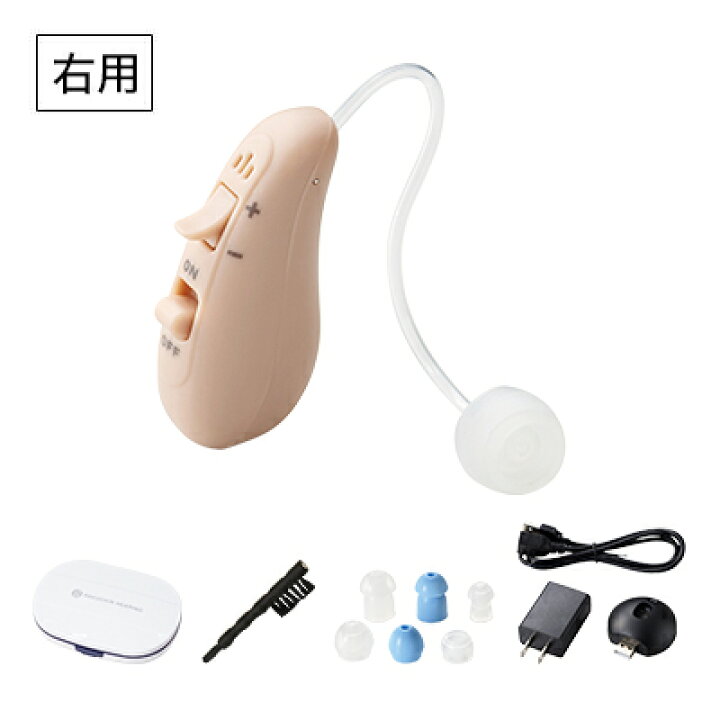 楽天市場】【送料無料】楽ちんヒアリング HK-01(耳かけ型補聴器）正規 