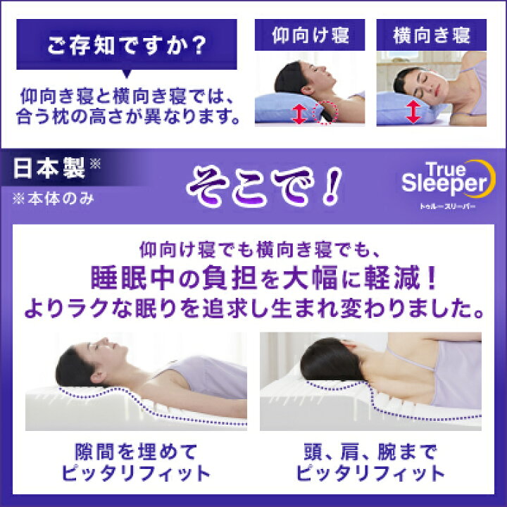 楽天市場】【送料無料】トゥルースリーパー セブンスピロー ウルトラ 