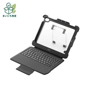 �T�����T�v���C iPad ��10���� A16��p�P�[�X�t����̌^�L�[�{�[�h Type-C�P�[�u���ڑ� �u���b�N SKB-IP8BK 2022�N���f�� A16�ɑΉ�