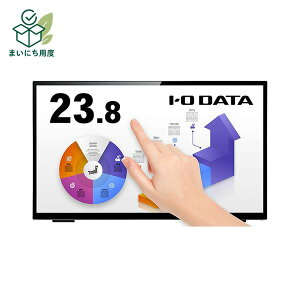 �A�C�I�[�f�[�^10�_�}���`�^�b�`�Ή�23.8�^���C�h�t���f�B�X�v���C �u���b�N 5�N�ۏ� LCD-MF241FVB-T-A 1�� �`�^�� ���j�^�[
