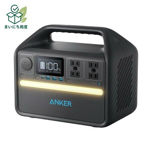 �A���J�[�W���p���|�[�^�u���d�� Anker 535 Portable Power Station 512Wh �u���b�N A17515121��