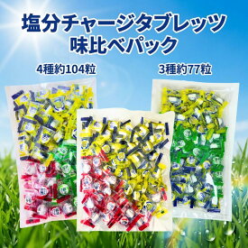 塩分チャージタブレッツ 送料無料 3種 4種 スポーツドリンク 塩レモン シークワーサー 梅 塩分チャージ 塩分タブレット 塩タブレット カバヤ 熱中症対策グッズ 健康 ギフト プレゼント 業務用 個包装