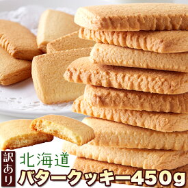 【LINE登録で300円クーポン】北海道バタークッキー 送料無料 クッキー 焼き菓子 洋菓子 ギフト プレゼント (450g) 天然生活 どっさり 訳あり 個包装 焼き菓子 国産 お徳用 大容量 ギフト