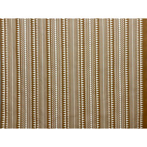 ハワイアンファブリック 綿ポリ ボーダー柄 クリーム 古典 HFN665