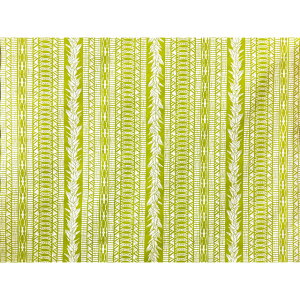 ハワイアンファブリック綿ポリ ボーダー柄/グリーン/古典/LW-24-938/HFB858