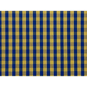 ハワイアンファブリック綿100%/全体柄/ブルー・イエロー/パラカ/HFC72