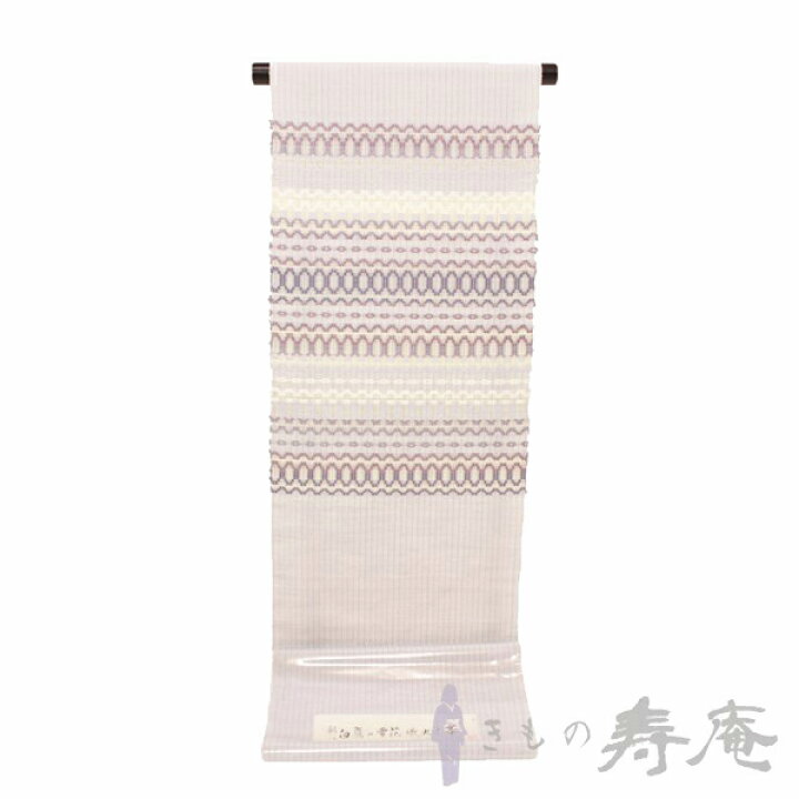 楽天市場】再入荷 仕立込 名古屋帯 京袋 九寸帯 白鷹紬 雪花織 薄 