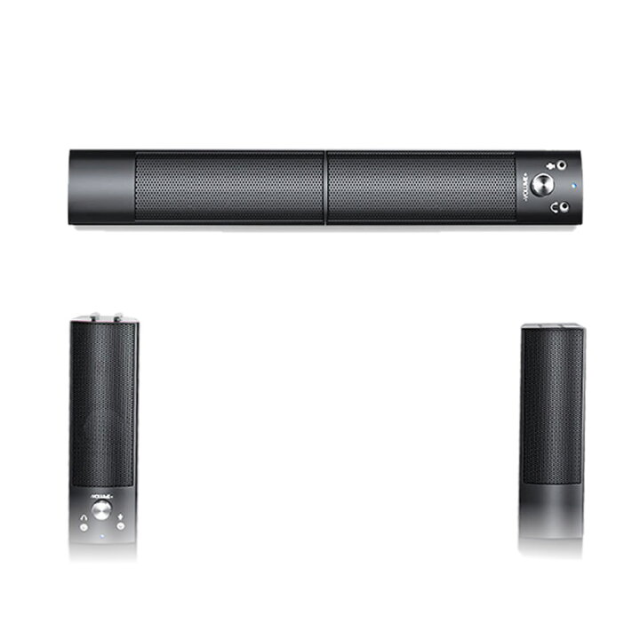 楽天市場 送料無料 Pcスピーカー 高音質 サウンドバー 分離 一体 マイク サウンドバー Usb マイク テレビ Iphone スマホ テレビ パソコン タブレット 有線 ステレオ Bunspi Shop Kurano