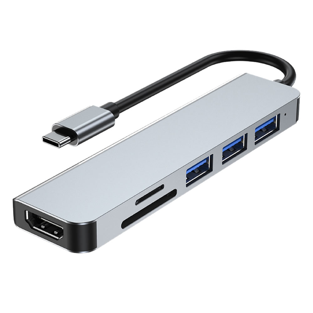 送料無料 6IN1 直営店 最大88％オフ USB C ハブ 6in1 Type Type-C SD タイプc カードリーダー SIKADO 変換 アダプタ USB3.0 TF HDMI