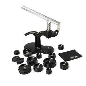 腕時計工具 時計裏蓋閉め器 腕時計用ガラス&裏蓋閉め器 電池交換に便利 時計の修理 腕時計用 裏蓋外し MA-233