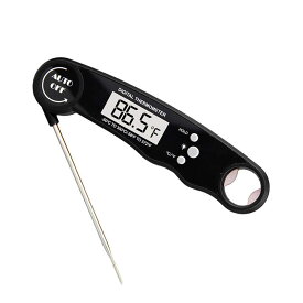 クッキング温度計 防水デジタル 温度計 栓抜き 温度 プローブ 折りたたみ バックライト ナイトビジョン 温度計 BBQOND