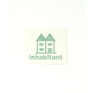 SHIFFON inhabitant Cnr^g Inhabitant logo sticker Cnr^g S XebJ[  [