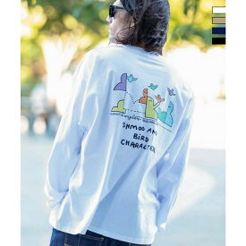 【10％OFFクーポン！12/11(木)1:59まで】SHIFFON MARK GONZALES ARTWORK COLLECTION マーク ゴンザレス バックプリント ロング Tシャツ 5type 4colors 長袖 カットソー メンズ おしゃれ