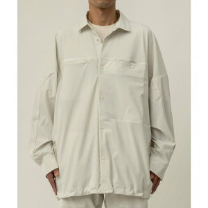 �y10��OFF�N�[�|���I6/11(��)1:59�܂ŁzSHIFFON alk phenix �A���N�t�F�j�b�N�X Square Pocket Shirts KAR �����O�X���[�u�V���c ���C�h�V���G�b�g �����Y�V���c karu-stretch taffeta