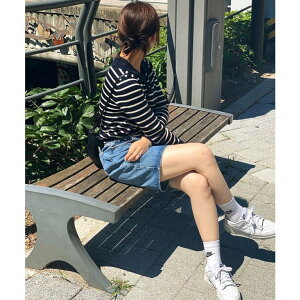 �y10��OFF�N�[�|���I5/16(�y)1:59�܂Łzby muni:r �X���b�g�X�g���C�v�j�b�g �g�b�v�X