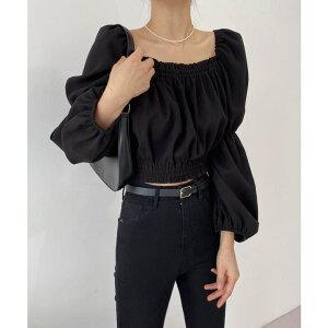 �y10��OFF�N�[�|���I5/16(�y)1:59�܂Łzby muni:r �p�t�V�����_�[�X�N�G�A�l�b�N�N���b�v�h�u���E�X �g�b�v�X