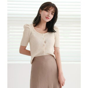 �y10��OFF�N�[�|���I5/16(�y)1:59�܂Łzby muni:r ���u �Z�~ �p�t �J�[�f�B�K�� �g�b�v�X