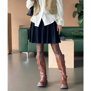 �y10��OFF�N�[�|���I5/16(�y)1:59�܂Łzby muni:r �j�b�g�o���f�B���O�v���[�c�X�J�[�g �X�J�[�g